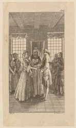 Marriage to Miss Melmoth, Plate 6 from "Life, Remarks, and Opinions of Johann Bunkel"