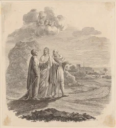 Disciples at Emmaus. First sheet