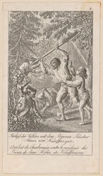 The Charcoal Burner’s Fight with the Prince Robber, Plate 5 from the series “Older, Middle and More Recent History”