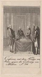 Conference with the King of Poland concerning the conquest of Moravia