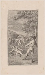 Colonel Morden Stabs Lovelace in a Duel