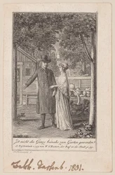 Pastor Sembach with His Daughter, Plate 1 of the Series “The Call to the City”