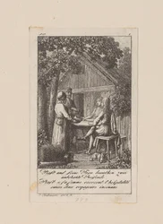 Piast and His Wife Entertain Two Unknown Travelers