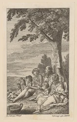 Engraved Title Page for Campe’s “Robinson”
