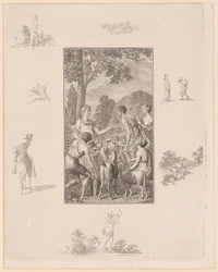 Title Copperplate for Mad. de Genlis 