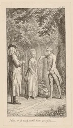 Father Surprises Him with Minchen in the Grove
