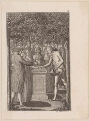 Engagement, plate 6 for the story "The Betrothal Gift"