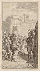 Women of Weinsberg, Plate 6 from the first edition of "Poems by Gottfried August Bürger"