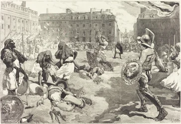 Les Fêtes de Rennes. La grande Cavalcade Romaine, 1883-1890