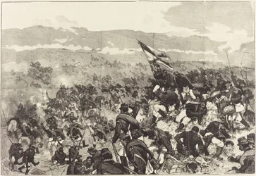 Battle of Plevna. July 30, Attack on the Heights
