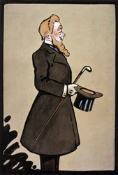 French comedian and singer Albert Brasseur as the king in play 