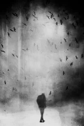 Lonely Walker Dark Sky