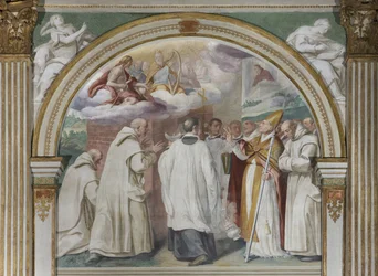 Saint Hugh founder of the first Carthusian monastery