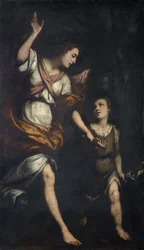 Saint John and the Angel in the Desert