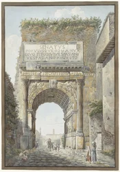 The Arch of Titus on the Roman Forum
