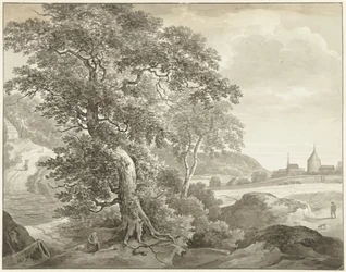 Landscape after Ruisdael