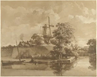 The Run Mill at the Tolsteeg Gate in Utrecht