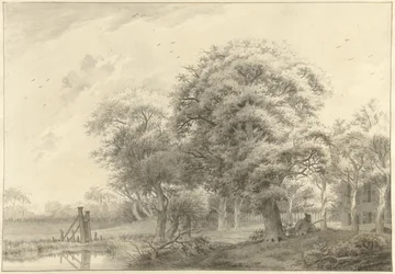 Landscape with a Neoclassical Style Country House in the Background