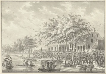 Departure of the Amsterdammers to Utrecht, 1787