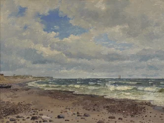 A Beach with Dunes. The West Coast of Jutland