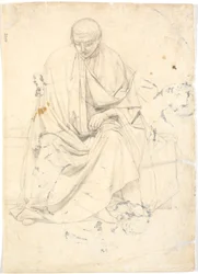 Study for an Apostle Figure or Similar