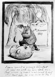 Rossetti lamenting the death of his Wombat