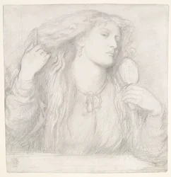 Woman Combing Her Hair, Fanny Cornforth