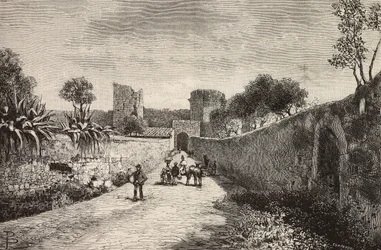 Castello gate, Corneto Tarquinia, Italy