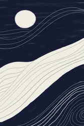 Abstract Moon Landscape