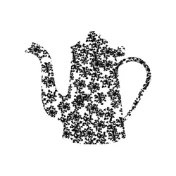 Dandelion Teapot Silhouette