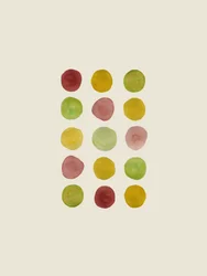 Muted Watercolor Dots