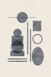 Textured Geometric Forms
