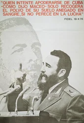 Poster featuring Fidel Castro