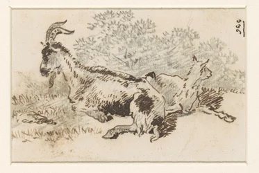 Goat and Kid in a Landscape