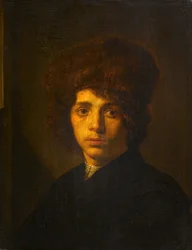 Young Man with a Fur Hat