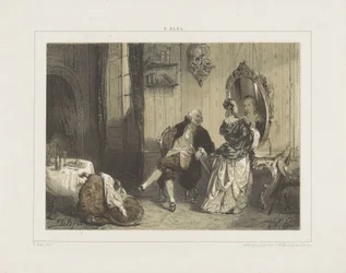 Man and Woman in Eighteenth-Century Interior