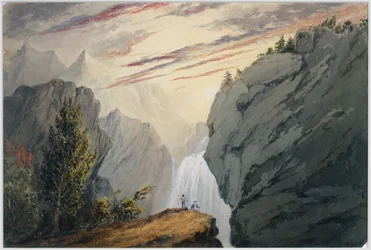 At the Waterfall, c.1850