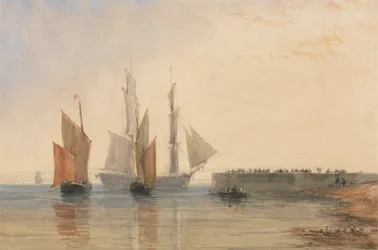 Entrance to Calais Harbour