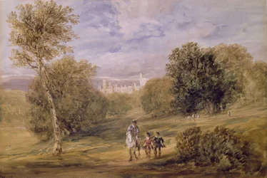 Haddon Hall from the Park
