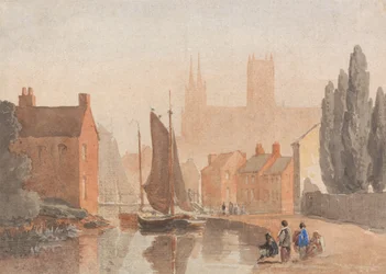 Lincoln Cathedral From Brayford Pool