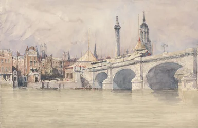 The Opening of the New London Bridge