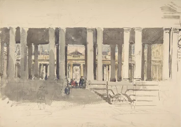 Greenwich Hospital recto, Study of a Building verso, ca. 1831