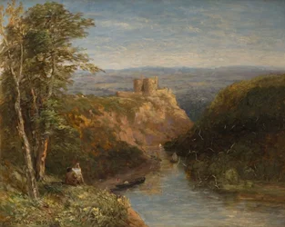 Kilgerran Castle, Pembrokeshire, 1852