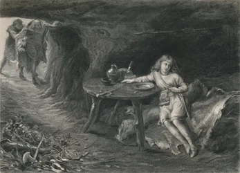 Imogen in the Cave Cymbeline