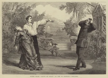 Scene from Alive or Dead, at the St George