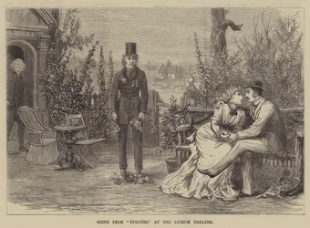 Scene from Bygones, at the Lyceum Theatre