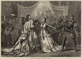 Scene from Il Talismano, at Drury Lane Theatre