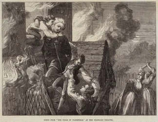 Scene from The Vicar of Wakefield, at the Standard Theatre