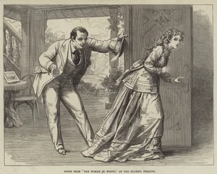 Scene from The Woman in White, at the Olympic Theatre