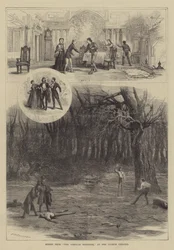 Scenes from The Corsican Brothers, at the Lyceum Theatre